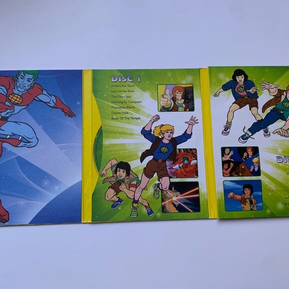 🌍 Captain Planet and the Planeteers: Season One (DVD, 2011, 4-Disc Set, Shout! - Picture 2 of 5